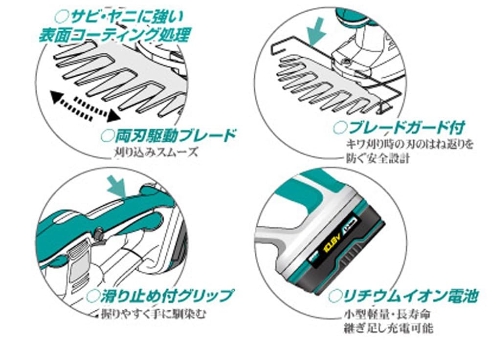 Amazon.co.jp: 高儀(Takagi) GREEN ART 10.8V 充電式 芝生